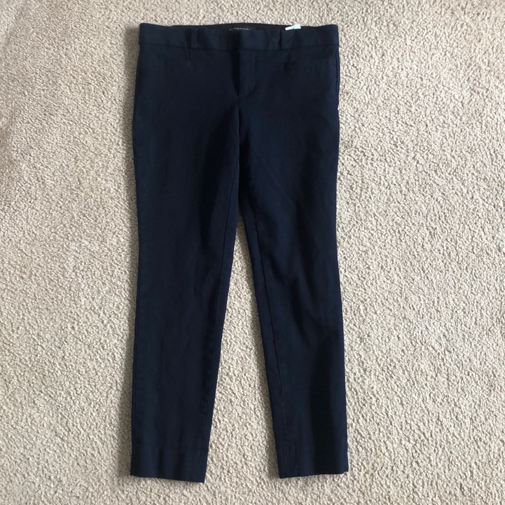Banana Republic Sloan Skinny Fit Ankle Navy Pant